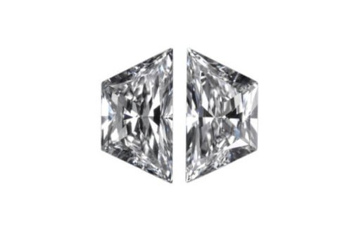 Trapezoid Diamond Cut Pair