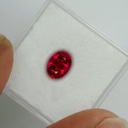 Mozambique Oval Faceted Natural Ruby
